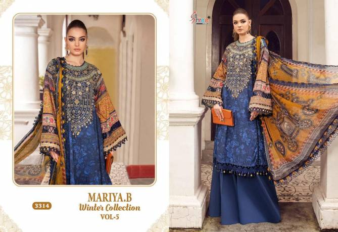 Mariya B Winter Collection 5 By Shree Pashmina Pakistani Suits Wholesalers In Delhi
